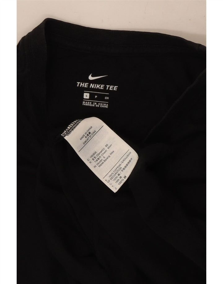 Nike Mens Graphic T-Shirt Top Small Black Cotton