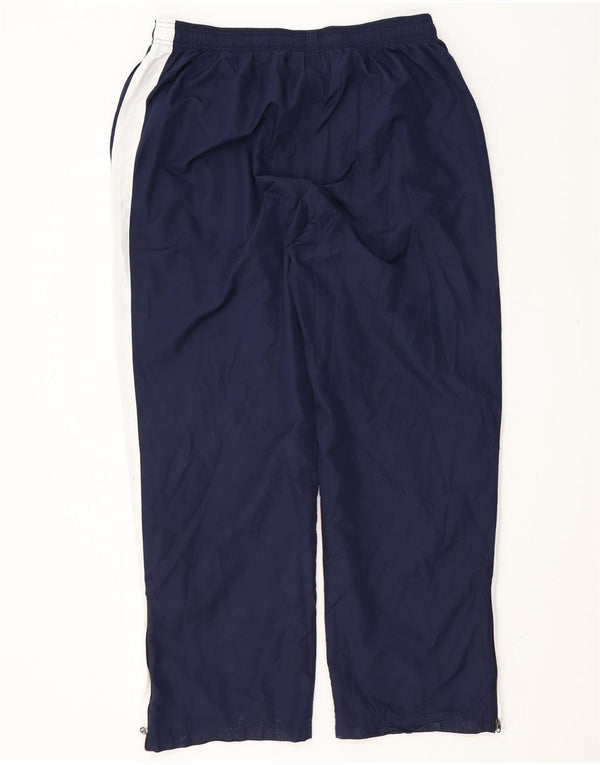 Under Armour Mens Tracksuit Trousers XL  Navy Blue Colourblock Polyester