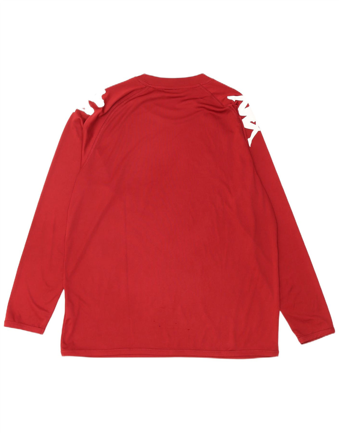 KAPPA Mens Graphic Top Long Sleeve 2XL Maroon Polyester