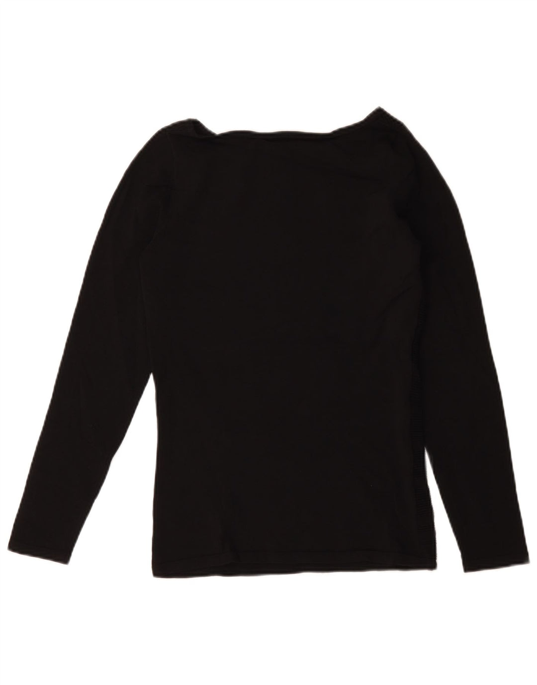 Coast Womens Top Long Sleeve UK 10 Small Black Striped Viscose