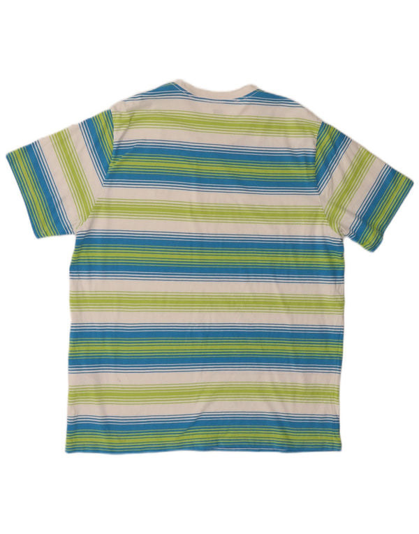 Levi's Mens Standard T-Shirt Top Large Multicoloured Striped Cotton
