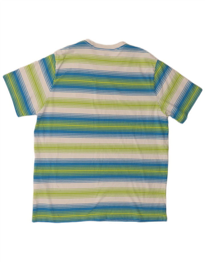 Levi's Mens Standard T-Shirt Top Large Multicoloured Striped Cotton