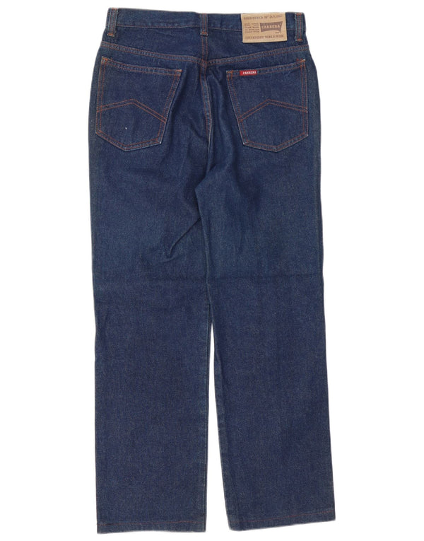 Carrera Mens Straight Jeans IT 46 Small W30 L28 Navy Blue Cotton