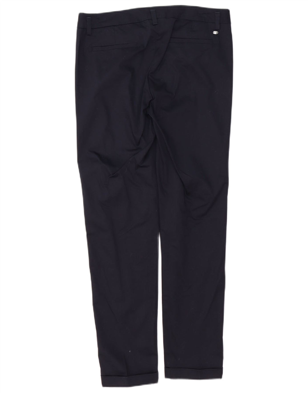 MARELLA Womens EMME Slim Chino Trousers UK 10 Small W32 L30 Navy Blue
