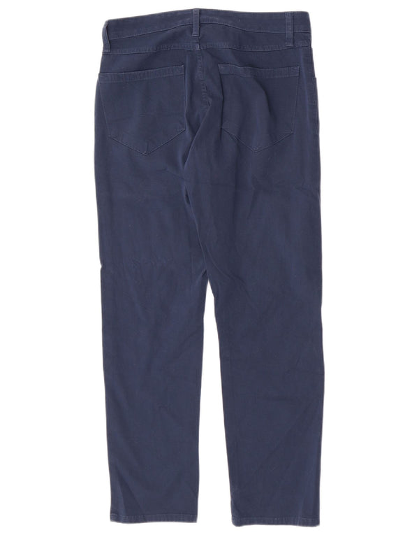 Izod Mens Slim Fit Chino Trousers W30 L30 Navy Blue Cotton