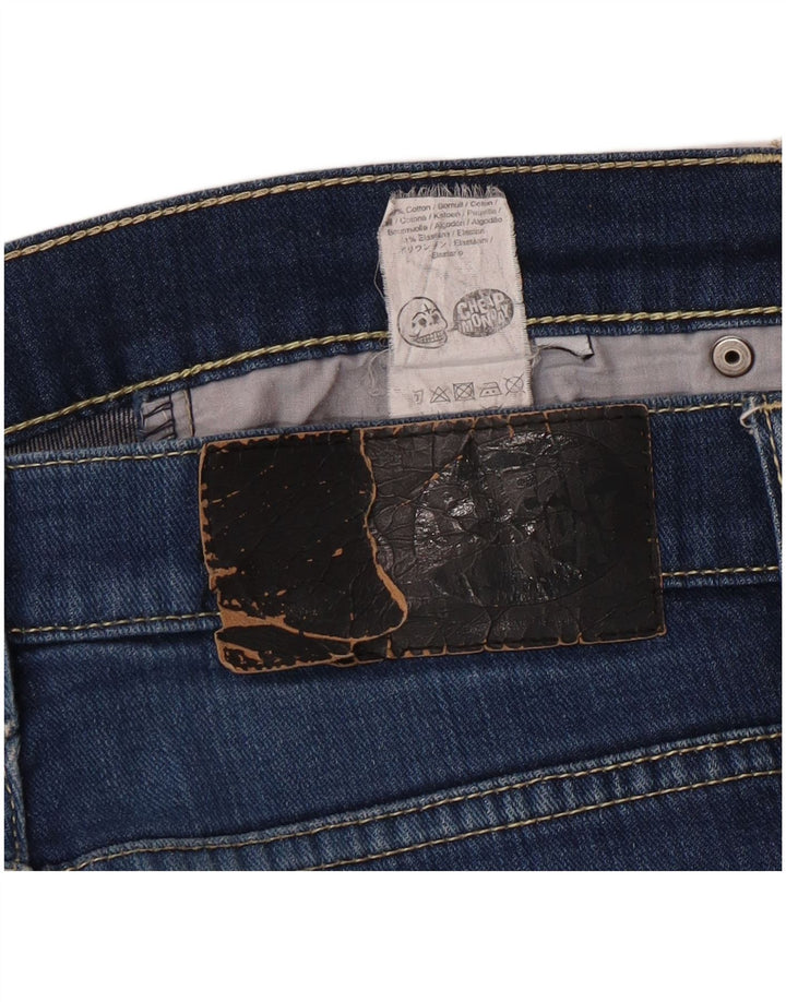 CHEAP MONDAY Womens Slim Jeans W32 L33 Blue Cotton