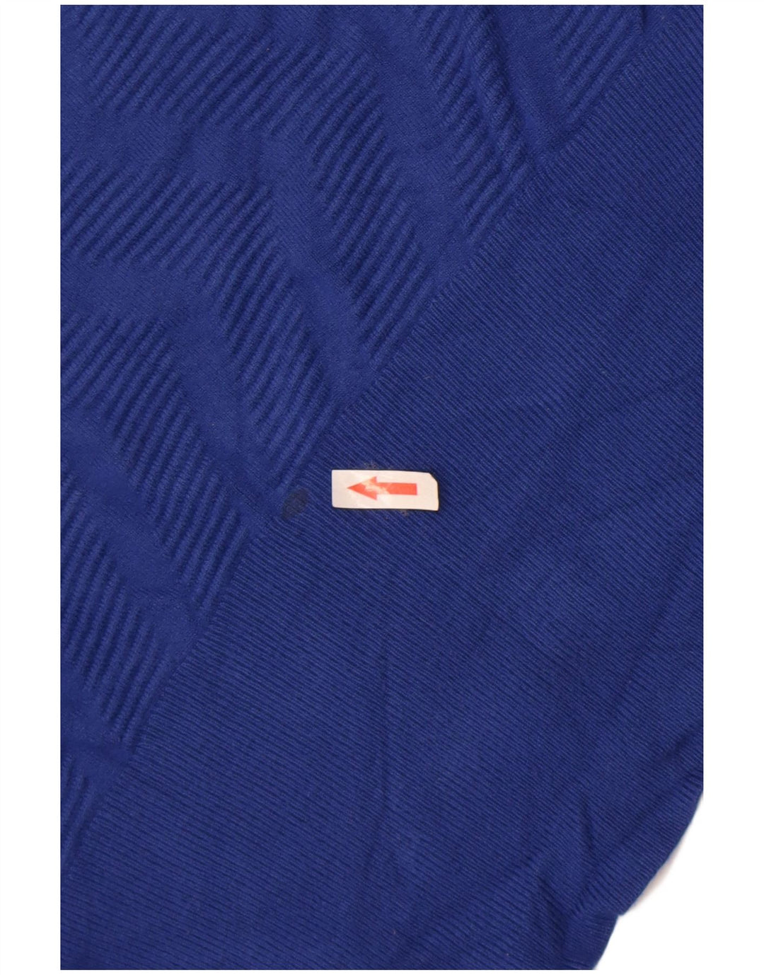 Marks & Spencer Womens Crew Neck Jumper Sweater UK 14 Medium Blue Geometric