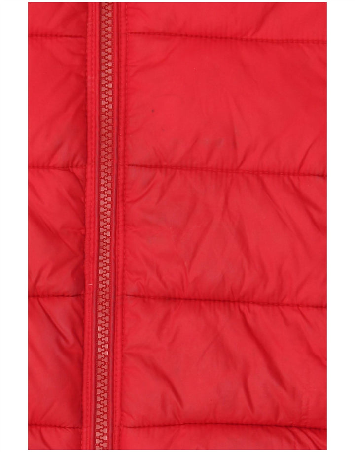Barbour Mens Padded Jacket UK 8 Small Red Polyamide