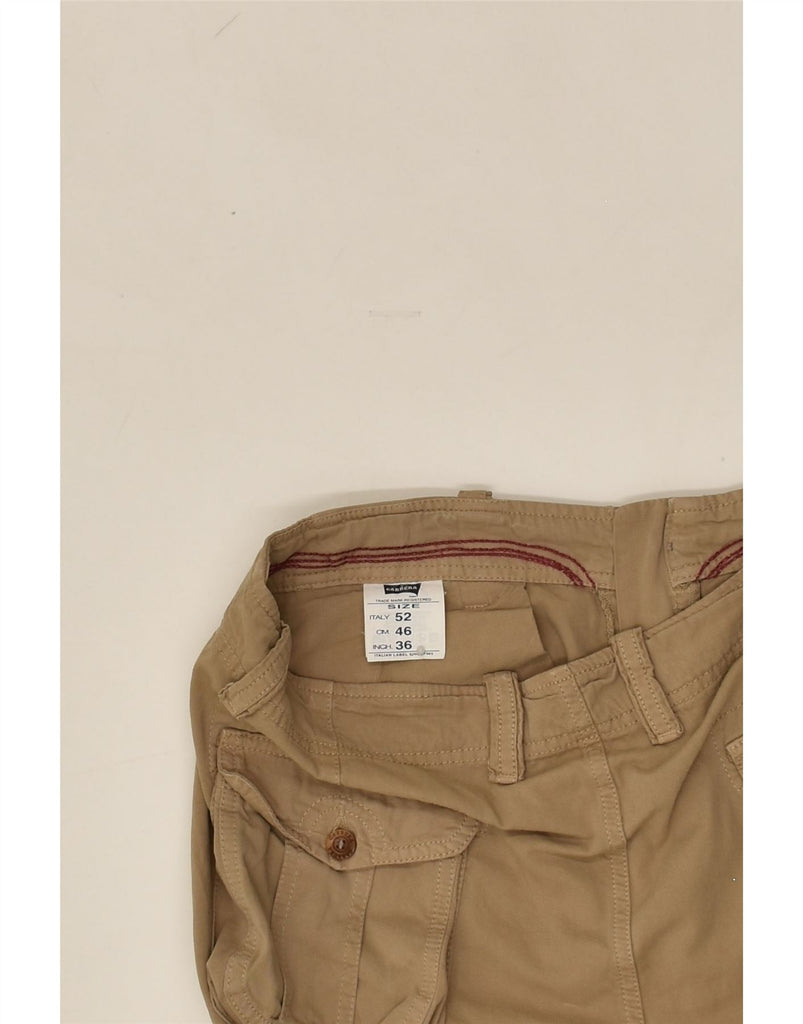 CARRERA Mens Cargo Shorts W36 Large  Beige Cotton | Vintage Carrera | Thrift | Second-Hand Carrera | Used Clothing | Messina Hembry 