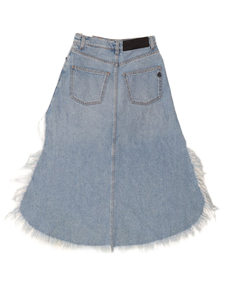 Gaelle Womens Denim Skort W26 Small Blue Cotton