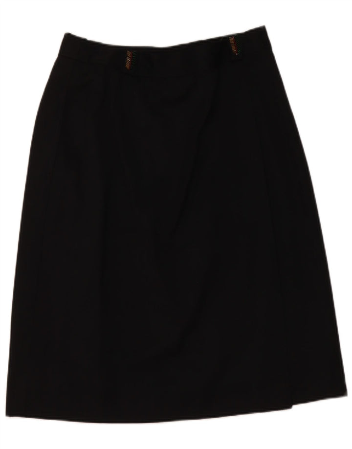 Les Copains Womens A-Line Skirt W26 Small Black