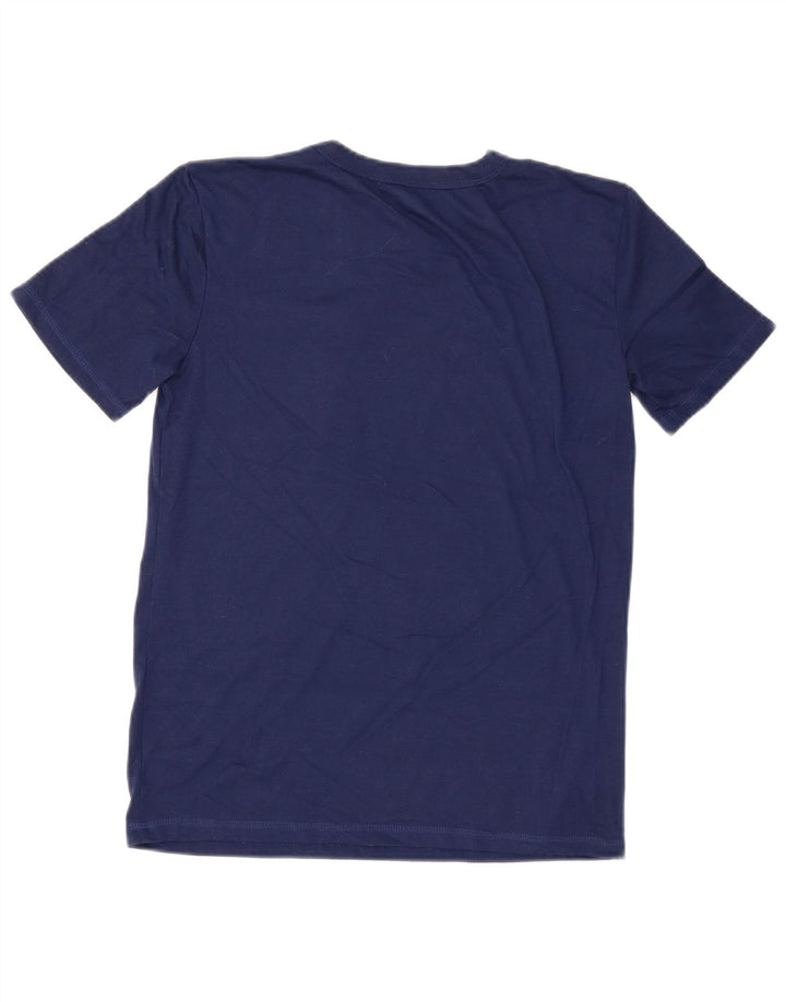 Eddie Bauer Boys T-Shirt Top 14-15 Years Large  Navy Blue Polyester