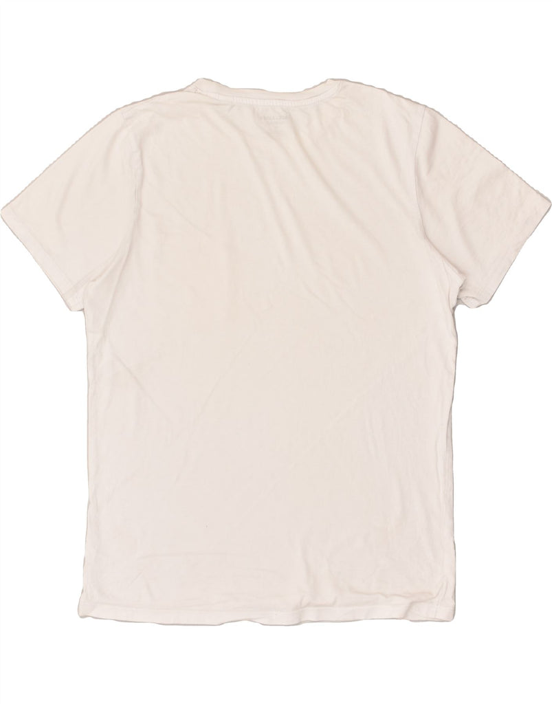 JACK & JONES Mens T-Shirt Top Medium White Cotton | Vintage Jack & Jones | Thrift | Second-Hand Jack & Jones | Used Clothing | Messina Hembry 
