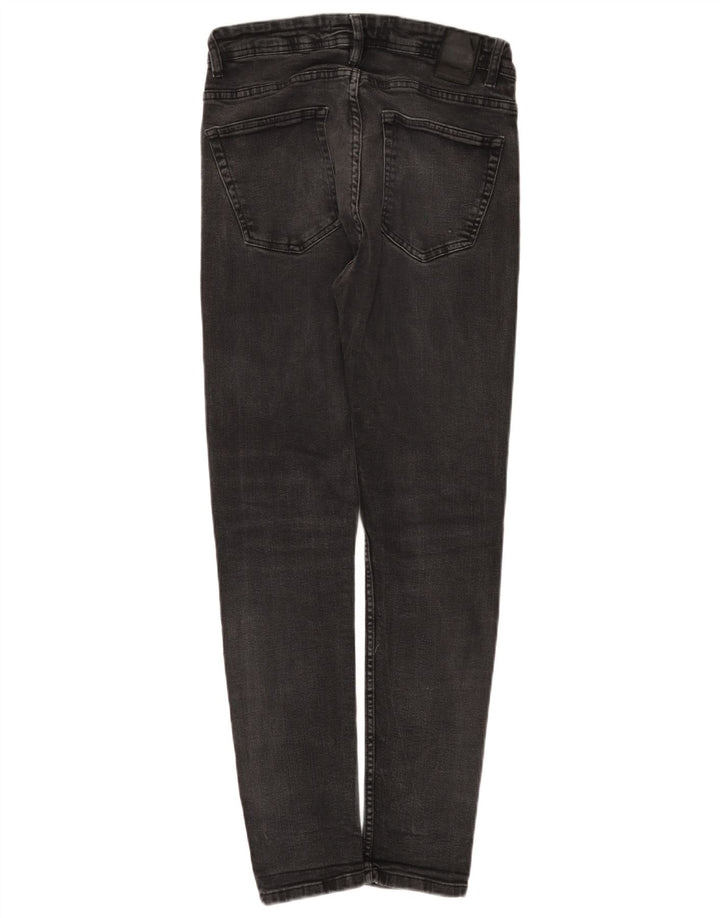 Zara Womens Slim Jeans EU 42 Large W32 L29 Black Cotton