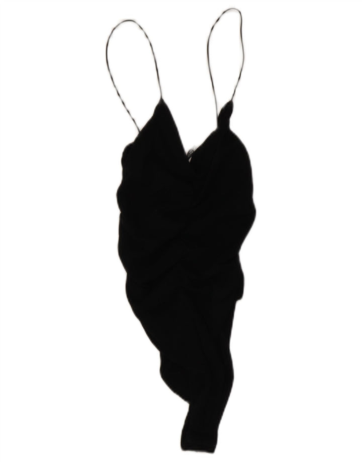 Zara Womens Mini Slip Dress UK 12 Medium Black