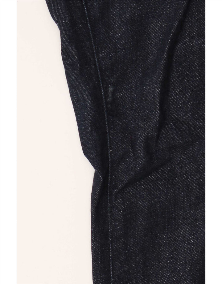 Marks & Spencer Womens Slim Bootcut Jeans UK 12 Medium W30 L31 Navy Blue