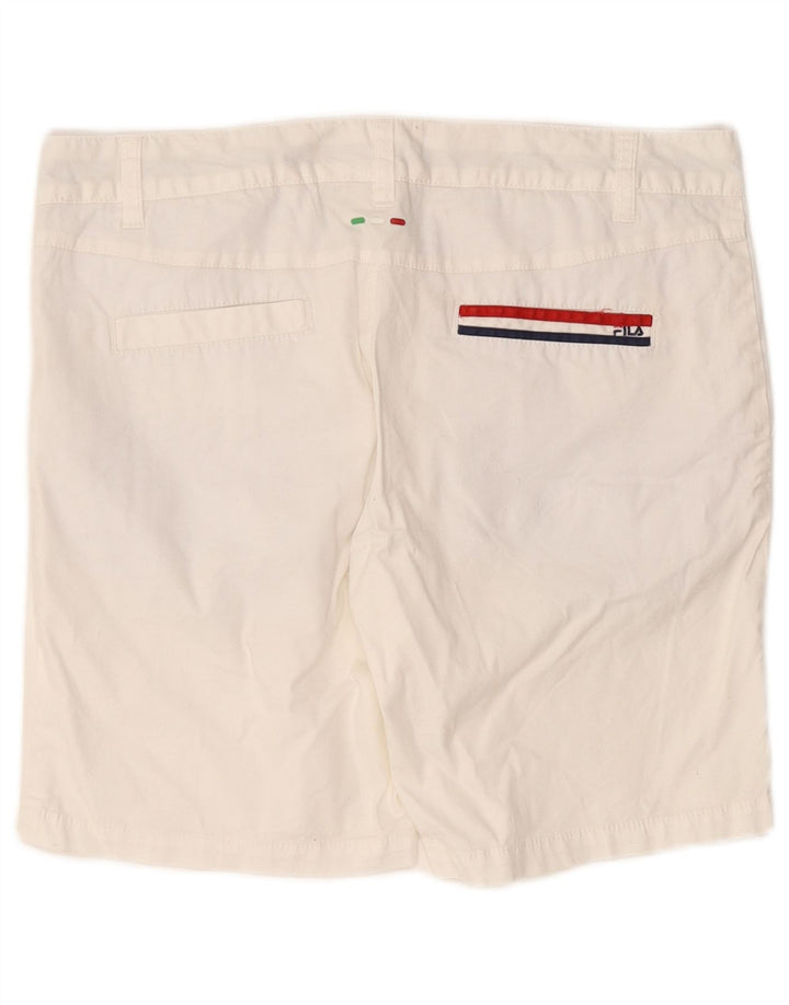 Fila Mens Chino Shorts Medium W32 White