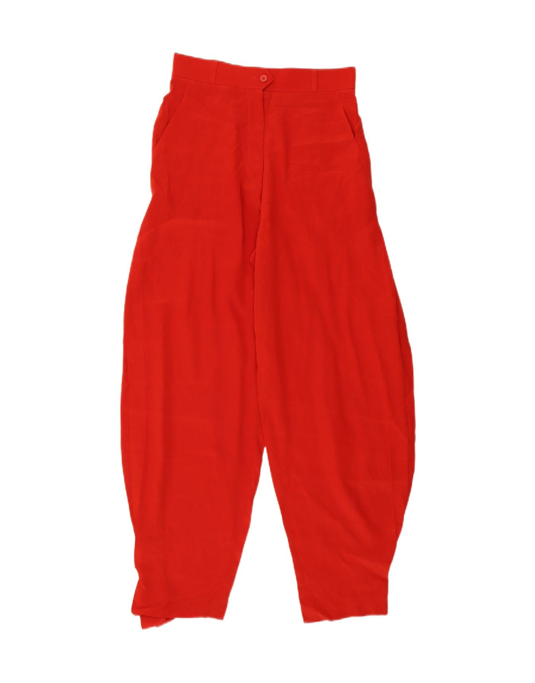 Vintage Womens Harem Trousers W26 L29 Red
