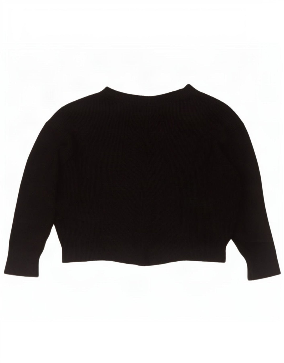 Zara Womens Oversized Boat Neck Jumper Sweater UK 14 Medium Black Viscose