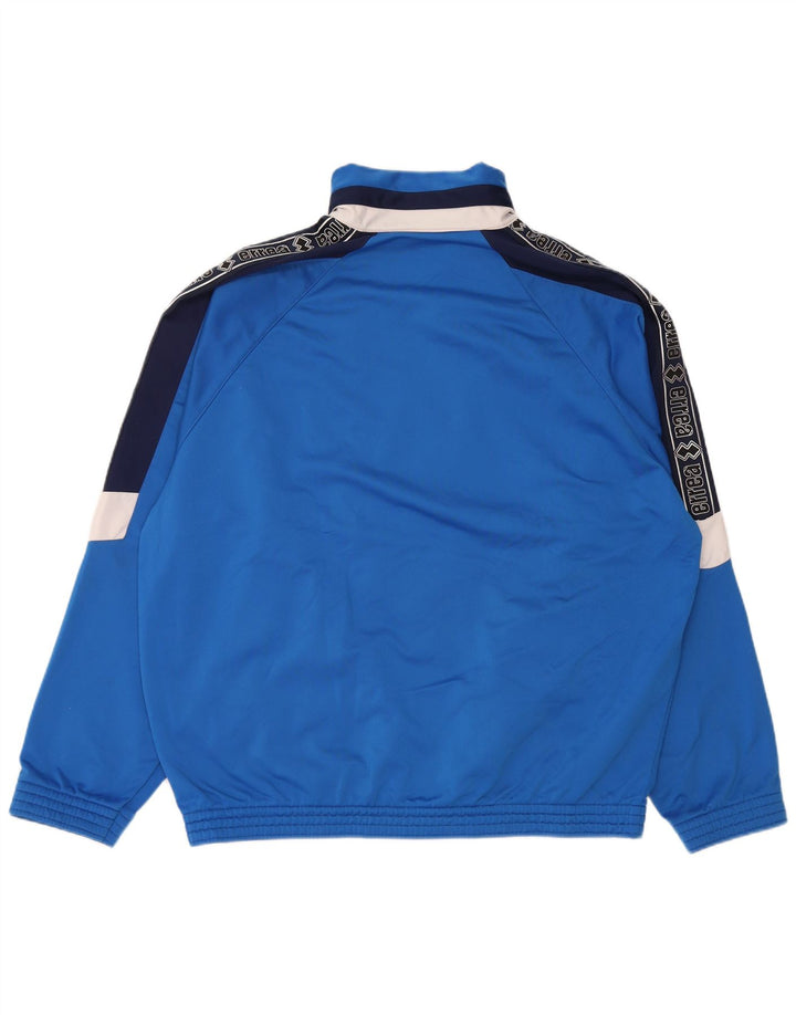 Errea Mens Graphic Tracksuit Top Jacket XL Blue Colourblock