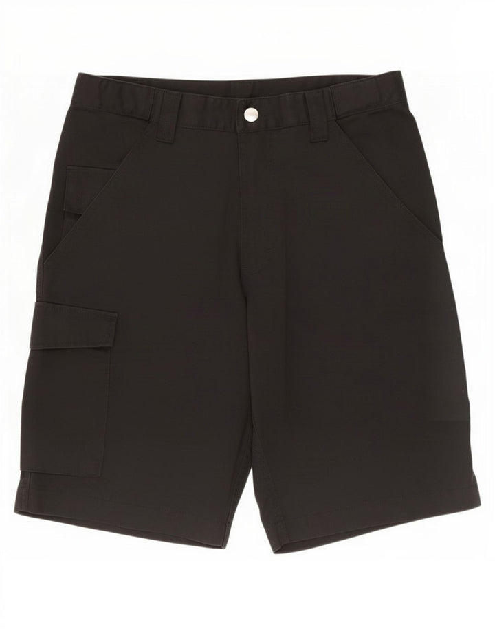 Russell Athletic Mens Cargo Shorts Medium W30 Black Polyester