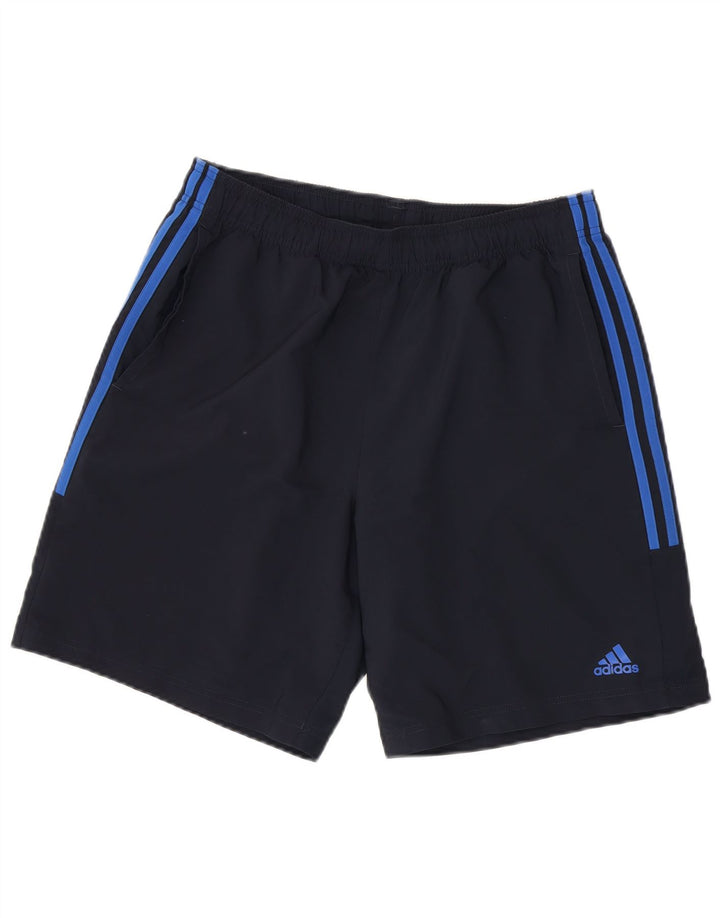 Adidas Mens Sport Shorts Large  Navy Blue Polyester