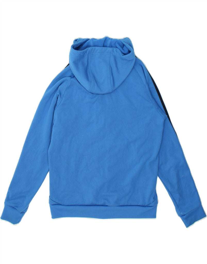 ADIDAS Boys Zip Hoodie Sweater 13-14 Years Blue Polyester | Vintage Adidas | Thrift | Second-Hand Adidas | Used Clothing | Messina Hembry 