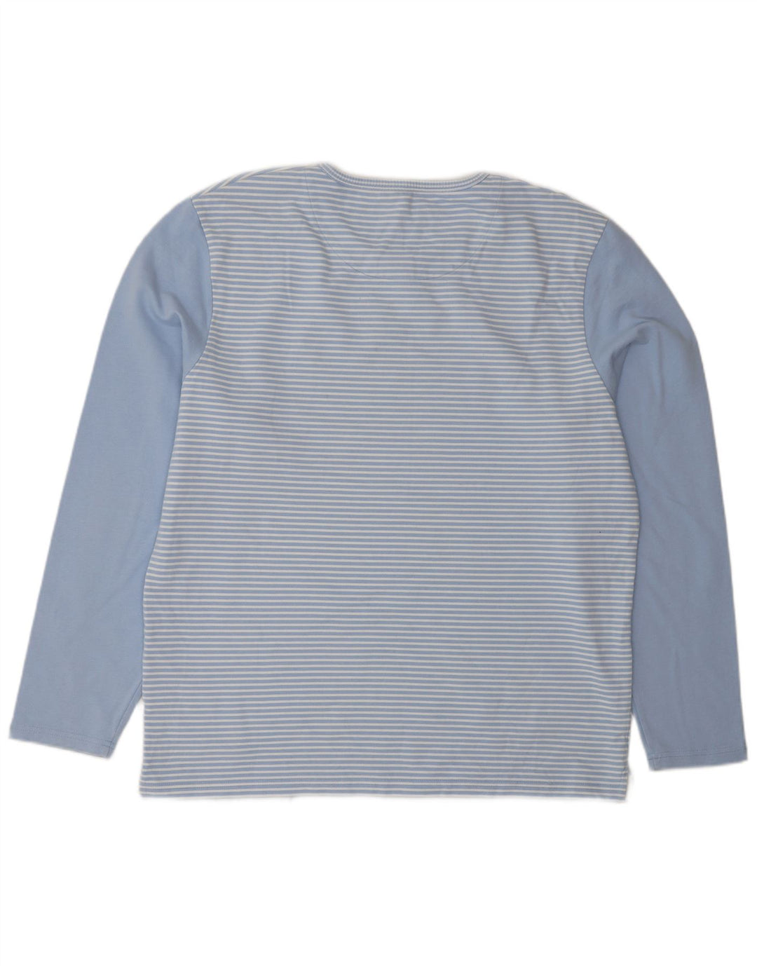 Lyle & Scott Mens Top Long Sleeve XL Blue Pinstripe
