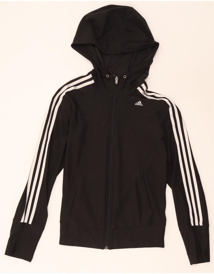 Adidas Womens Climacool Tracksuit Top Jacket UK 8/10 Small Black