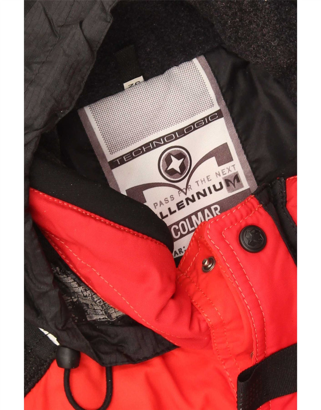 Colmar Mens Hooded Ski Jacket IT 52 Large Red Colourblock
