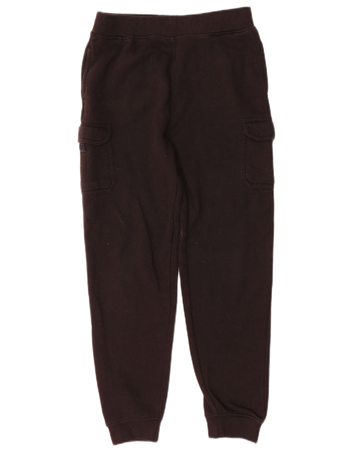KANGAROO POO Boys Cargo Tracksuit Trousers Joggers 12-13 Years Black
