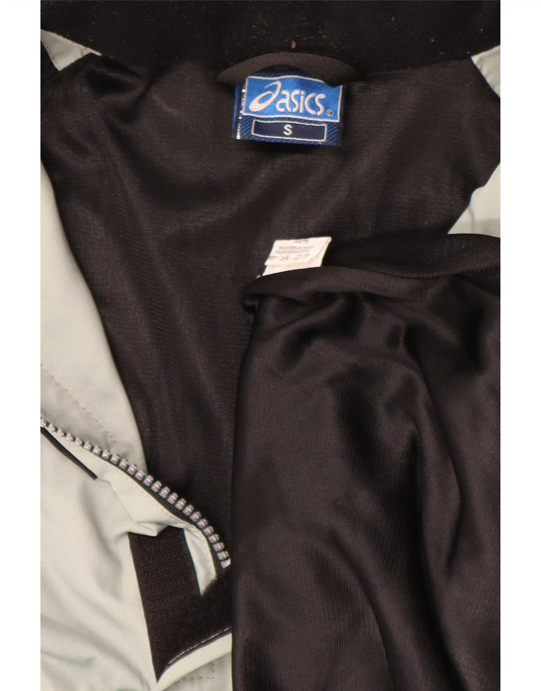 Asics Mens Loose Fit Pullover Rain Jacket UK 36 Small Grey Polyester