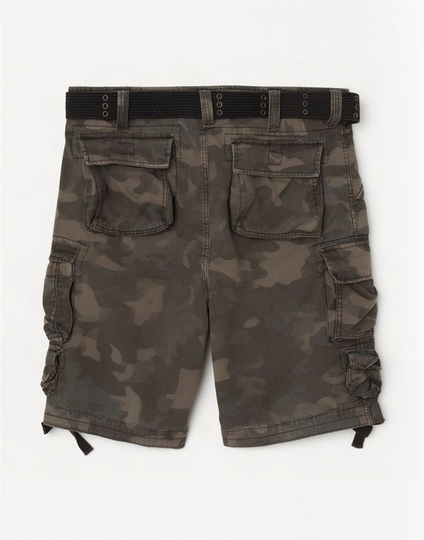 Brandit Mens Cargo Shorts 3XL W40 Green Camouflage
