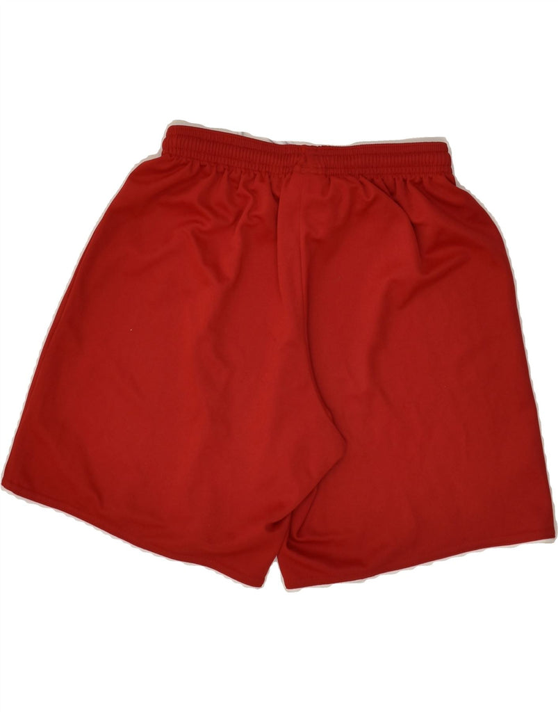 ADIDAS Mens Graphic Sport Shorts Small Red Polyester Vintage Adidas and Second-Hand Adidas from Messina Hembry 