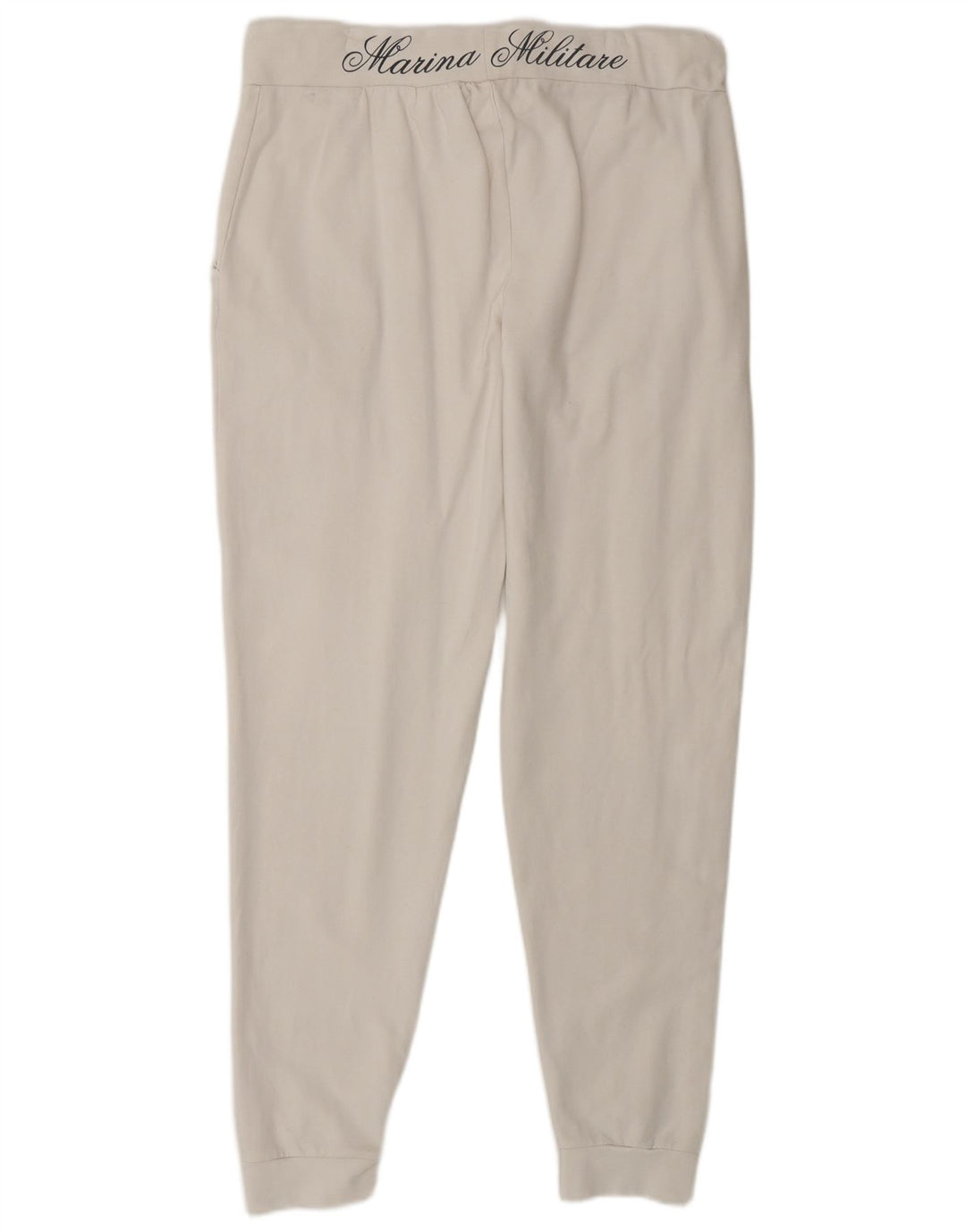 MARINA MILITARE Womens Tracksuit Trousers Joggers UK 16 Large  White