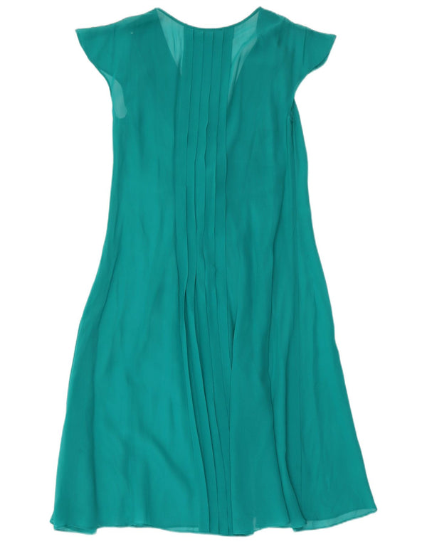 Monsoon Womens Maxi Dress UK 10 Small Turquoise