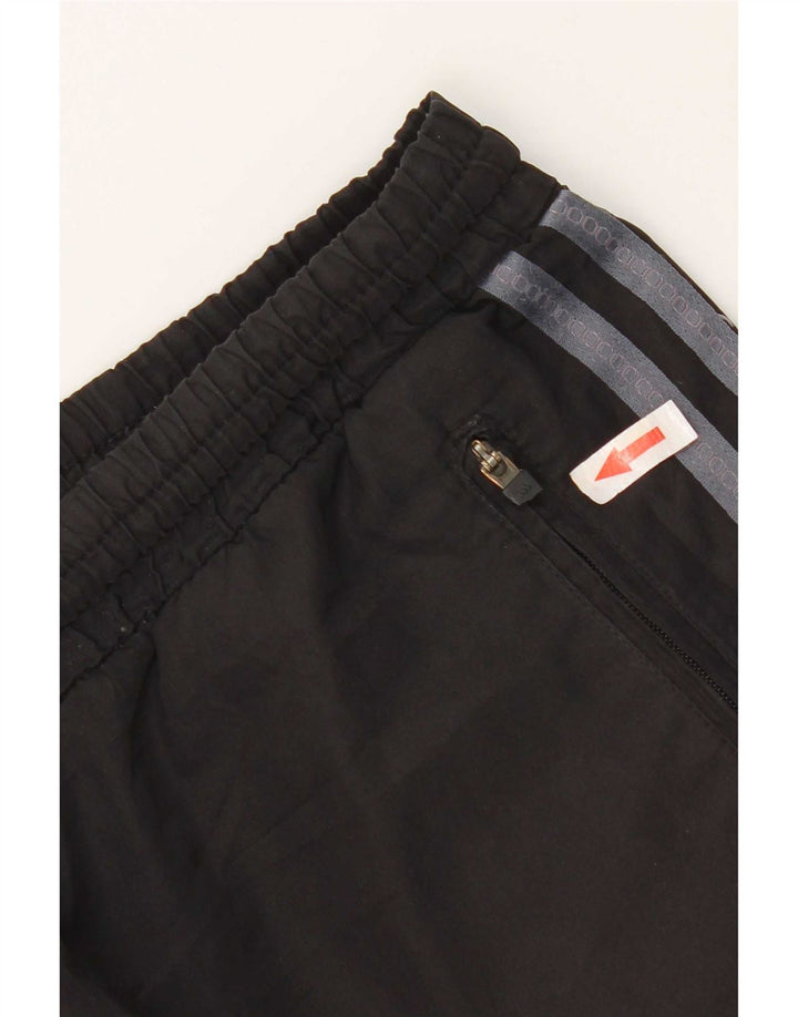 Adidas Mens Tracksuit Trousers Medium  Black Colourblock Polyester