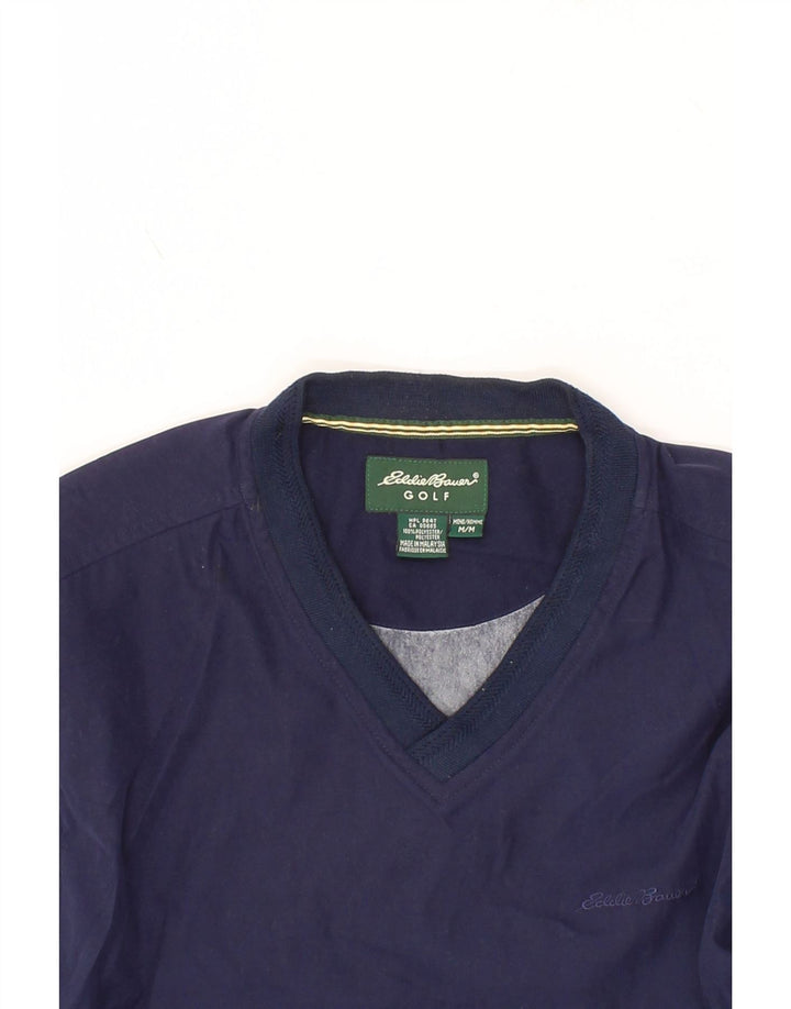 EDDIE BAUER Mens Sleeveless Pullover Tracksuit Top Medium Navy Blue Vintage Eddie Bauer and Second-Hand Eddie Bauer from Messina Hembry 