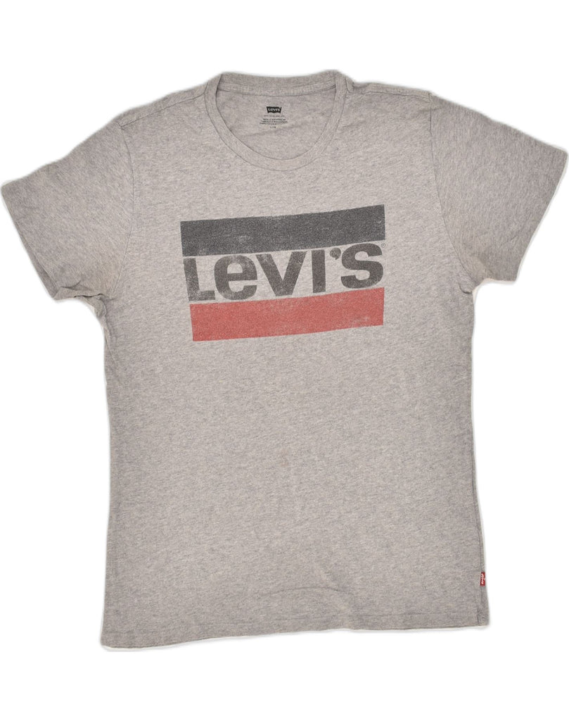 LEVI'S Mens Graphic T-Shirt Top Large Grey | Vintage Levi's | Thrift | Second-Hand Levi's | Used Clothing | Messina Hembry 