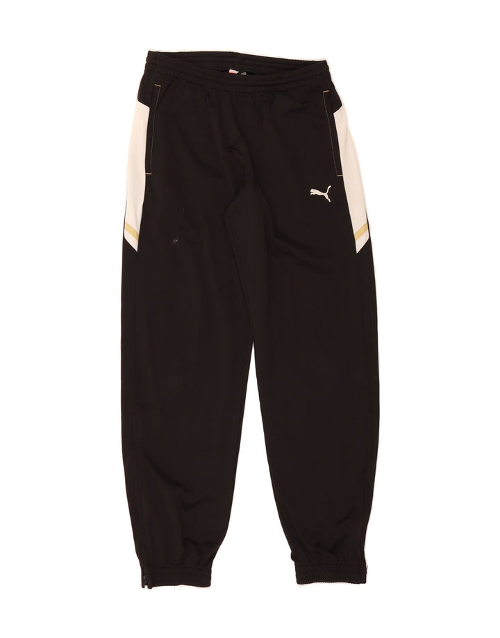 PUMA Mens Tracksuit Trousers Joggers Medium  Black Colourblock Polyester Vintage Puma and Second-Hand Puma from Messina Hembry 
