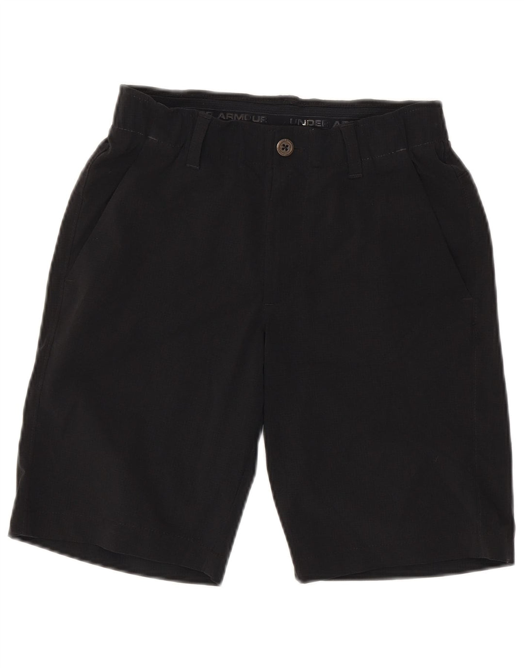 UNDER ARMOUR Mens Heat Gear Chino Shorts W28 Small Black Polyester