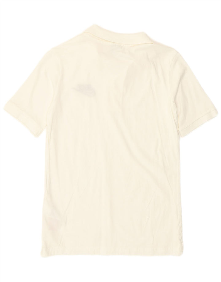 Nike Boys Polo Shirt 12-13 Years Large White Cotton