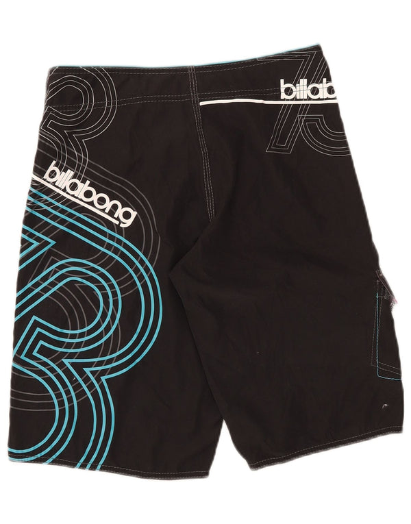 Billabong Boys Graphic Swimming Shorts 13-14 Years  Black Polyester