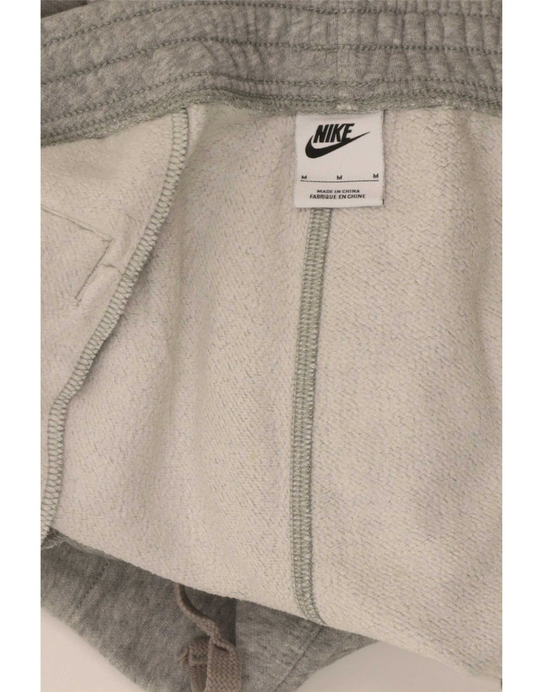Nike Mens Tracksuit Trousers Medium Grey Flecked Cotton