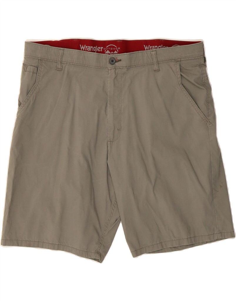 WRANGLER Mens Chino Shorts W40 XL Grey Cotton Vintage Wrangler and Second-Hand Wrangler from Messina Hembry 