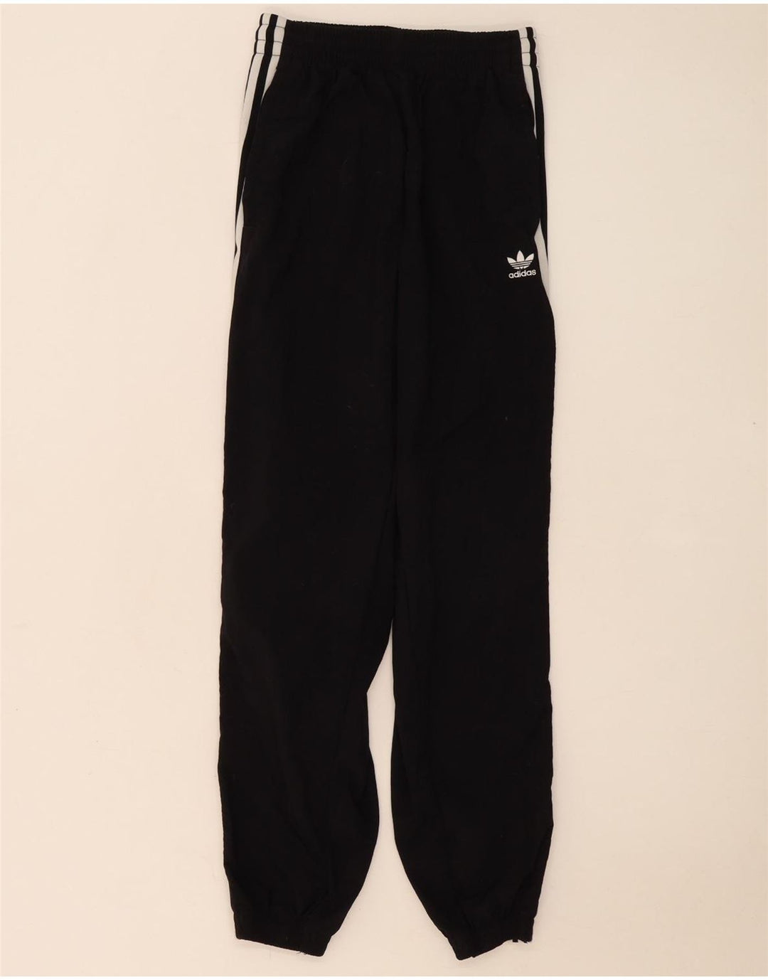 Adidas Womens Tracksuit Trousers Joggers UK 8 Small Black Polyester