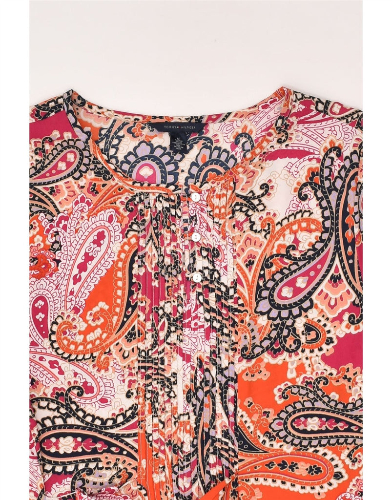 TOMMY HILFIGER Womens Blouse Top UK 12 Medium Multicoloured Paisley | Vintage Tommy Hilfiger | Thrift | Second-Hand Tommy Hilfiger | Used Clothing | Messina Hembry 