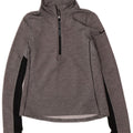 Nike Girls Pullover Tracksuit Top 10-11 Years Medium Grey Colourblock