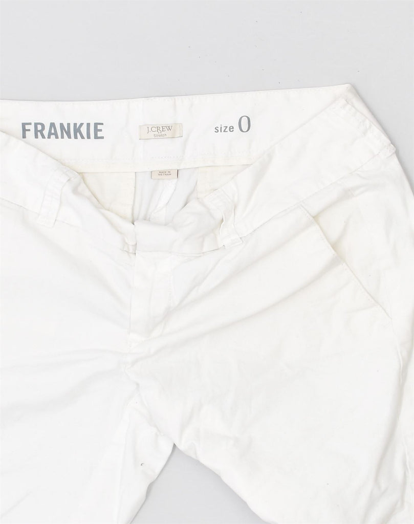 J. CREW Womens Frankie Chino Shorts W28 Medium White Cotton | Vintage J. Crew | Thrift | Second-Hand J. Crew | Used Clothing | Messina Hembry 