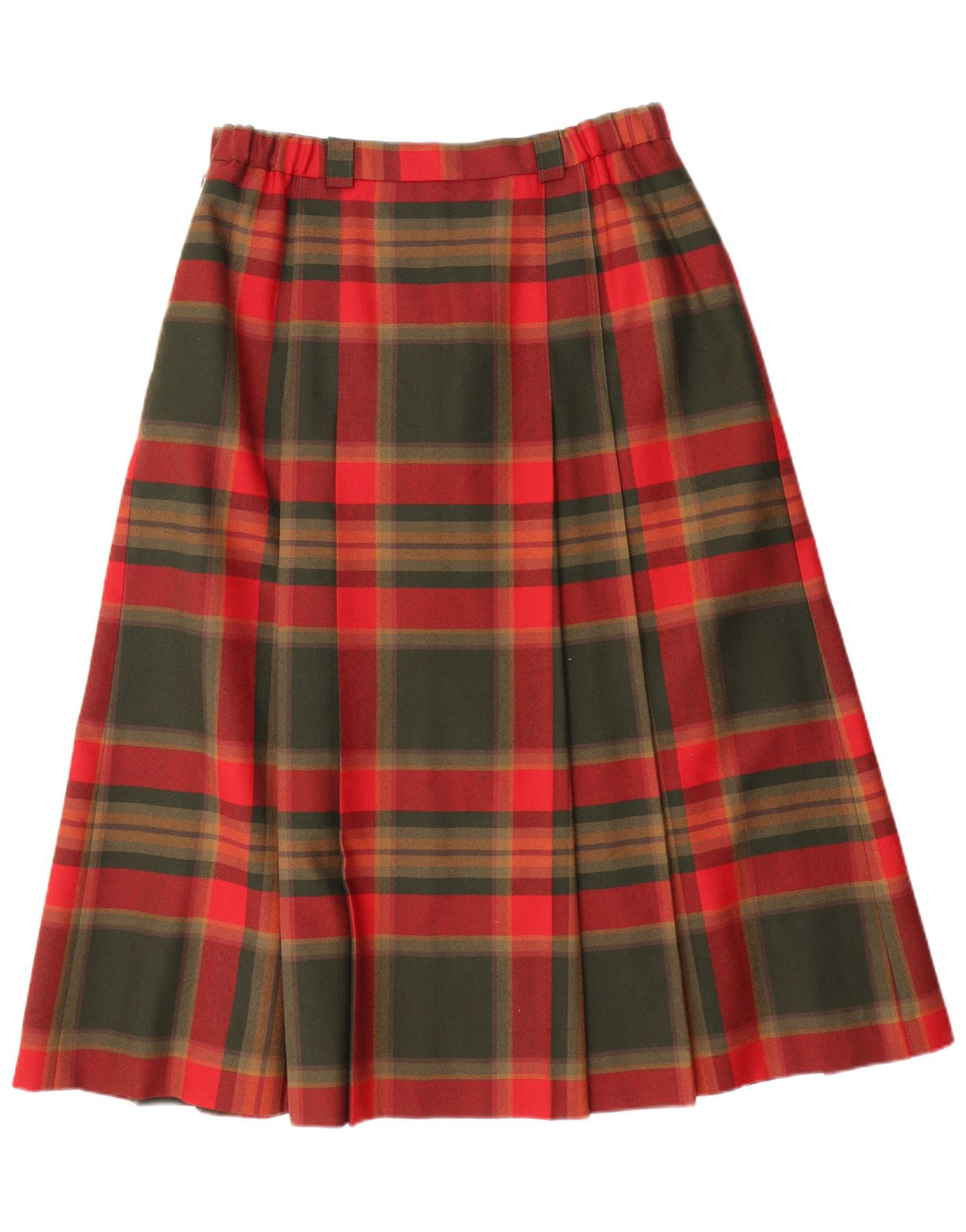 THE HOUSE OF BRUAR Womens A-Line Skirt UK 16 Large W33  Red Plaid